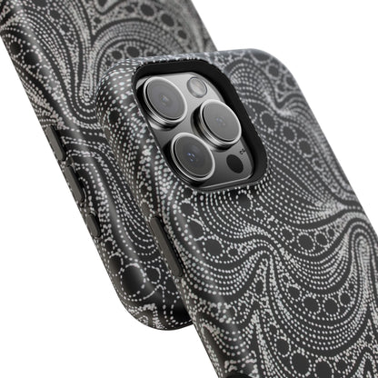 Abstract Midnight Lace Phone Case