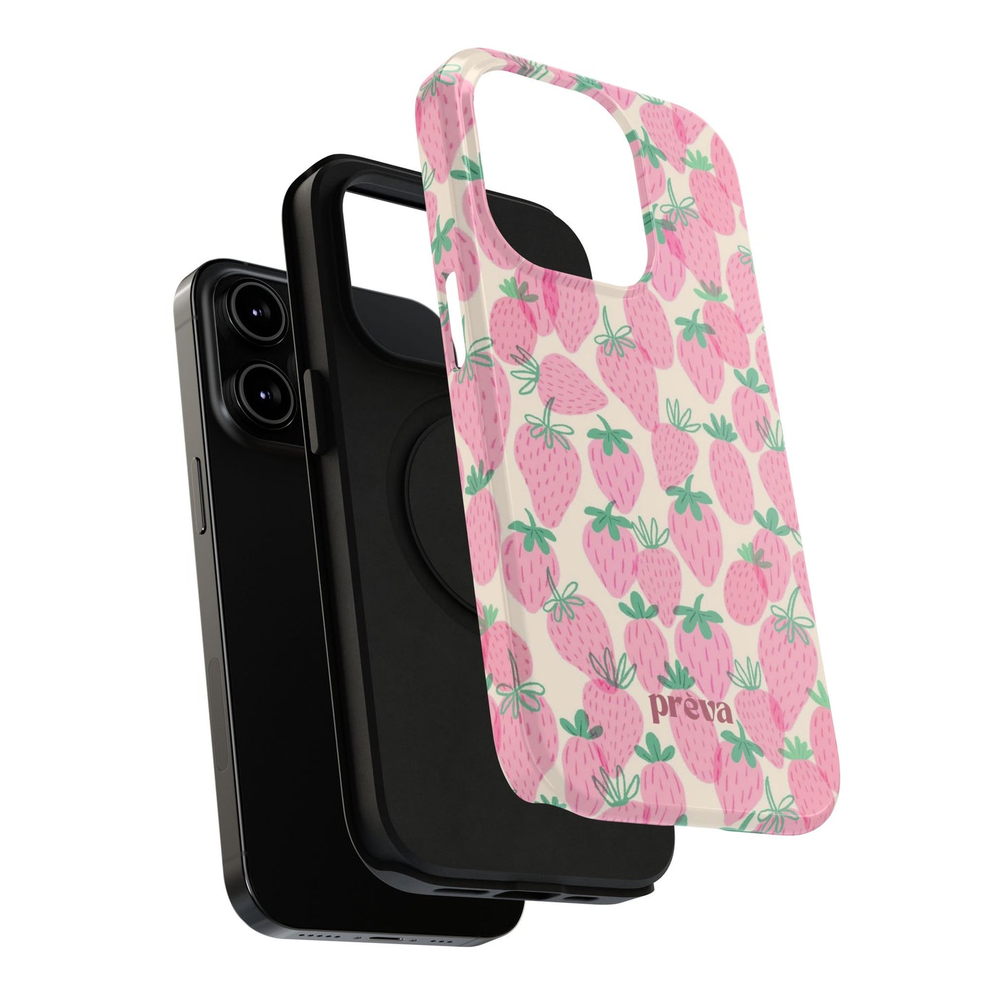 Pink Strawberry Phone Case