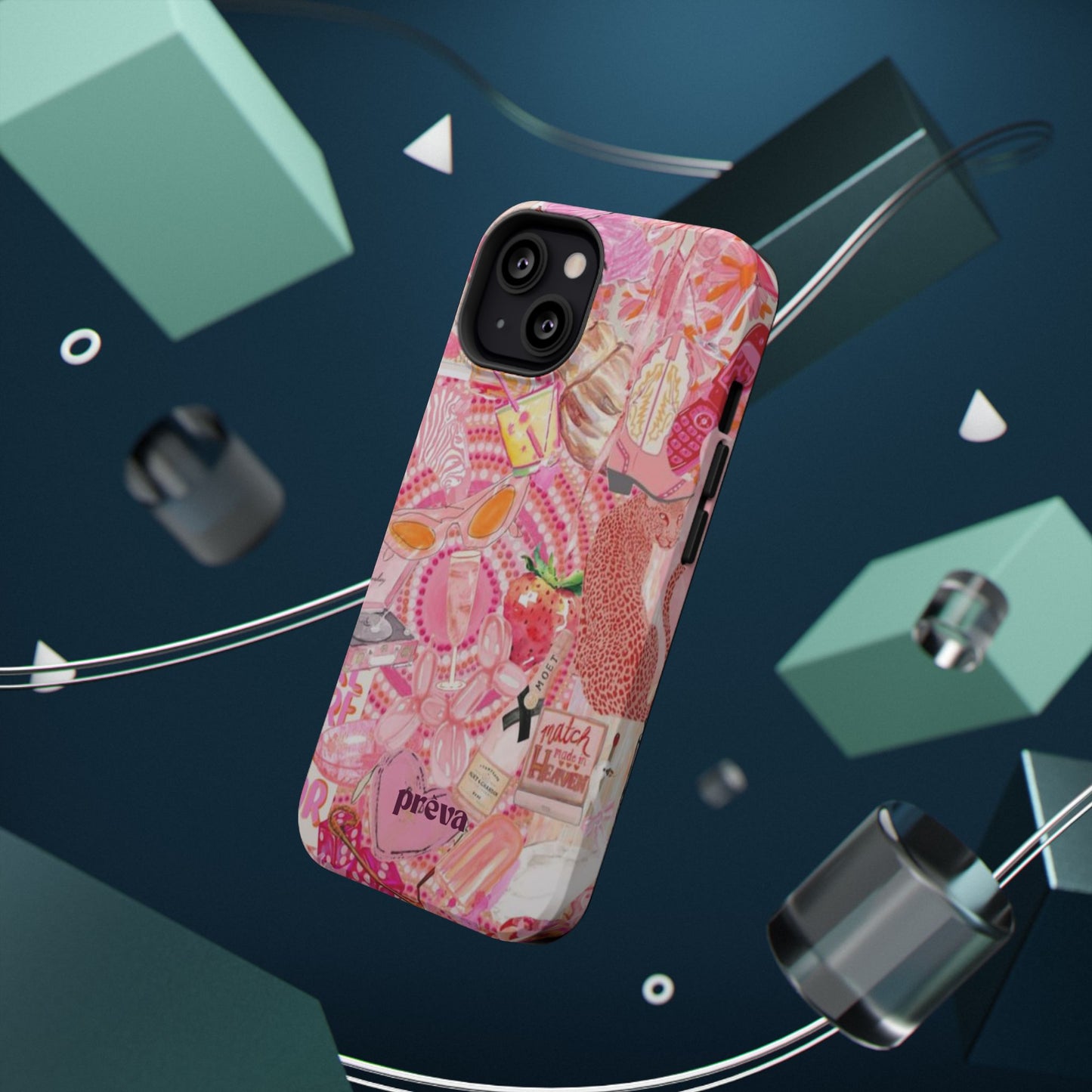 Pink Collage Phone Case