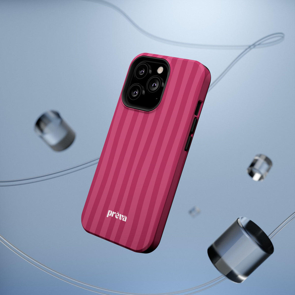 Magenta Stripes Phone Case