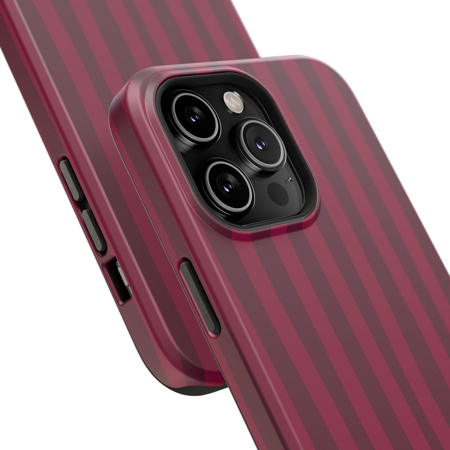 Burgandy Stripes x Ava Dudderar Phone Case