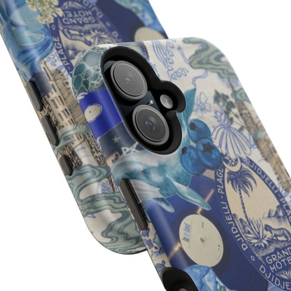 Blue Night Collage Phone Case