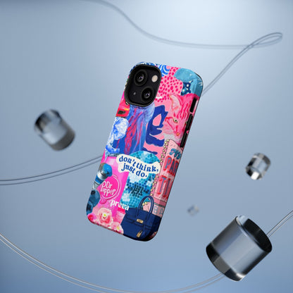 Vibrant Galaxy Collage Phone Case