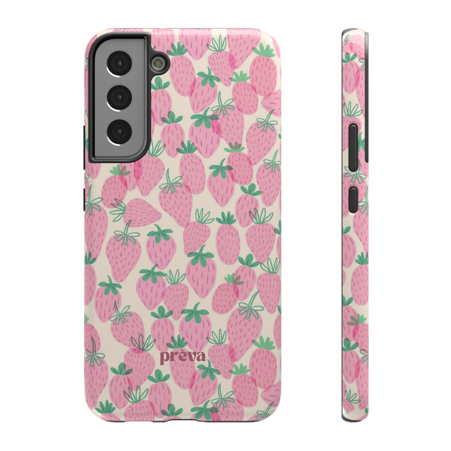Pink Strawberry Phone Case