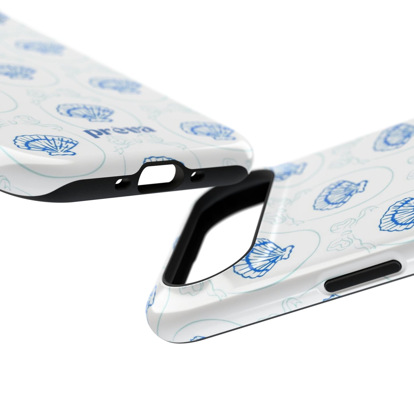 Fancy Teal Shell Phone Case