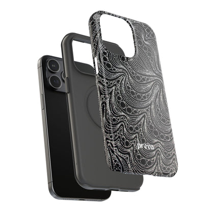 Abstract Midnight Lace Phone Case
