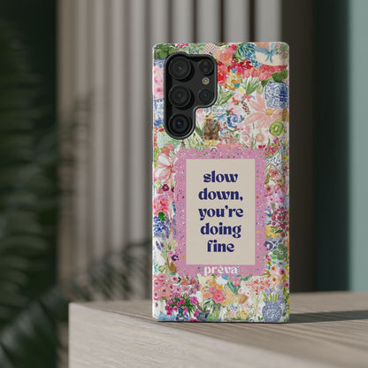 Slow Down Flowers x notsoken Phone Case