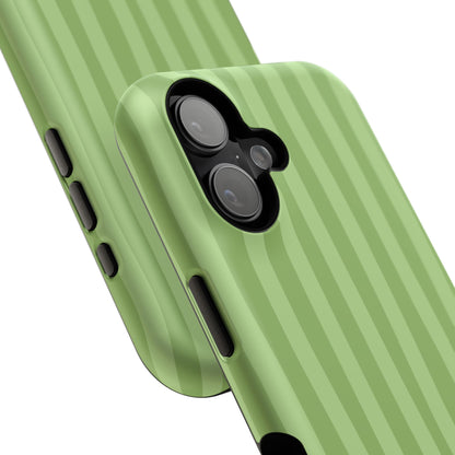 Light Green Stripes Phone Case