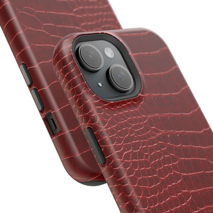 Red Croc Phone Case
