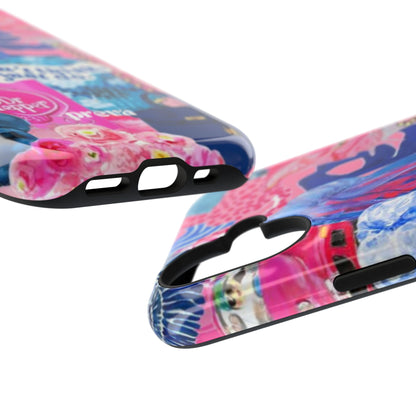 Vibrant Galaxy Collage Phone Case