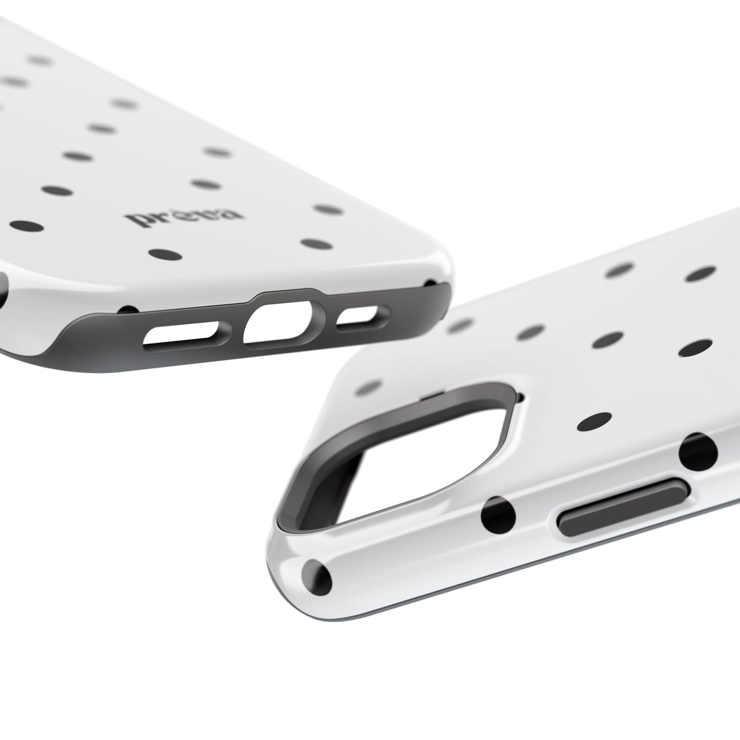 B&W polka dots Phone Case