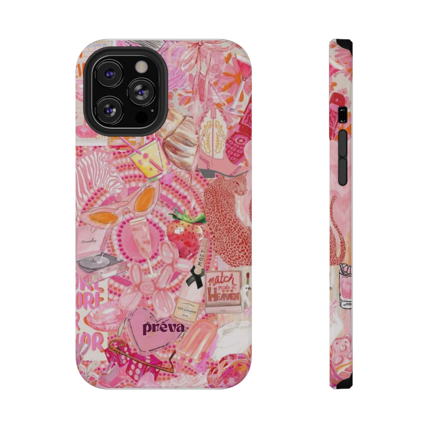 Pink Collage Phone Case