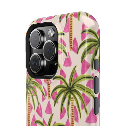Phone Case — Pink Palm Tree Impact-Resistant Protector