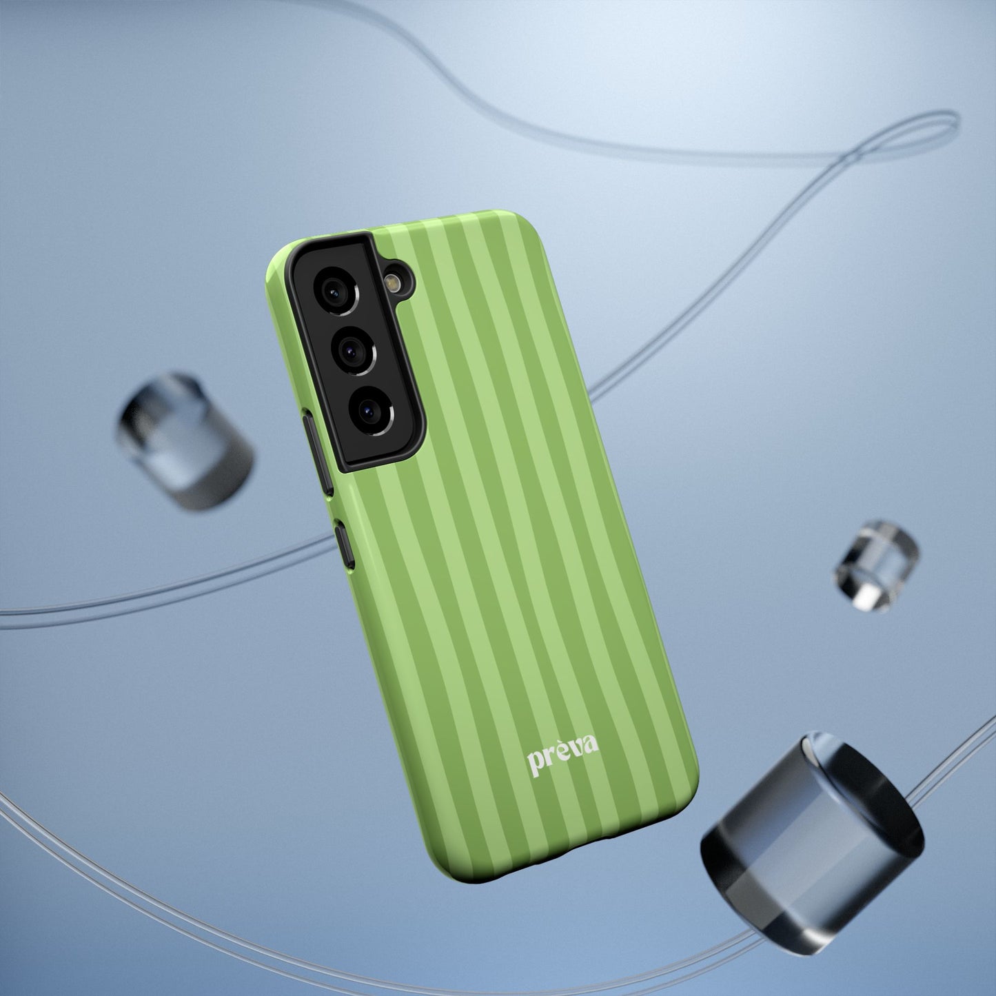 Light Green Stripes Phone Case