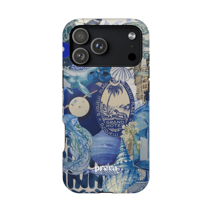 Blue Night Collage Phone Case