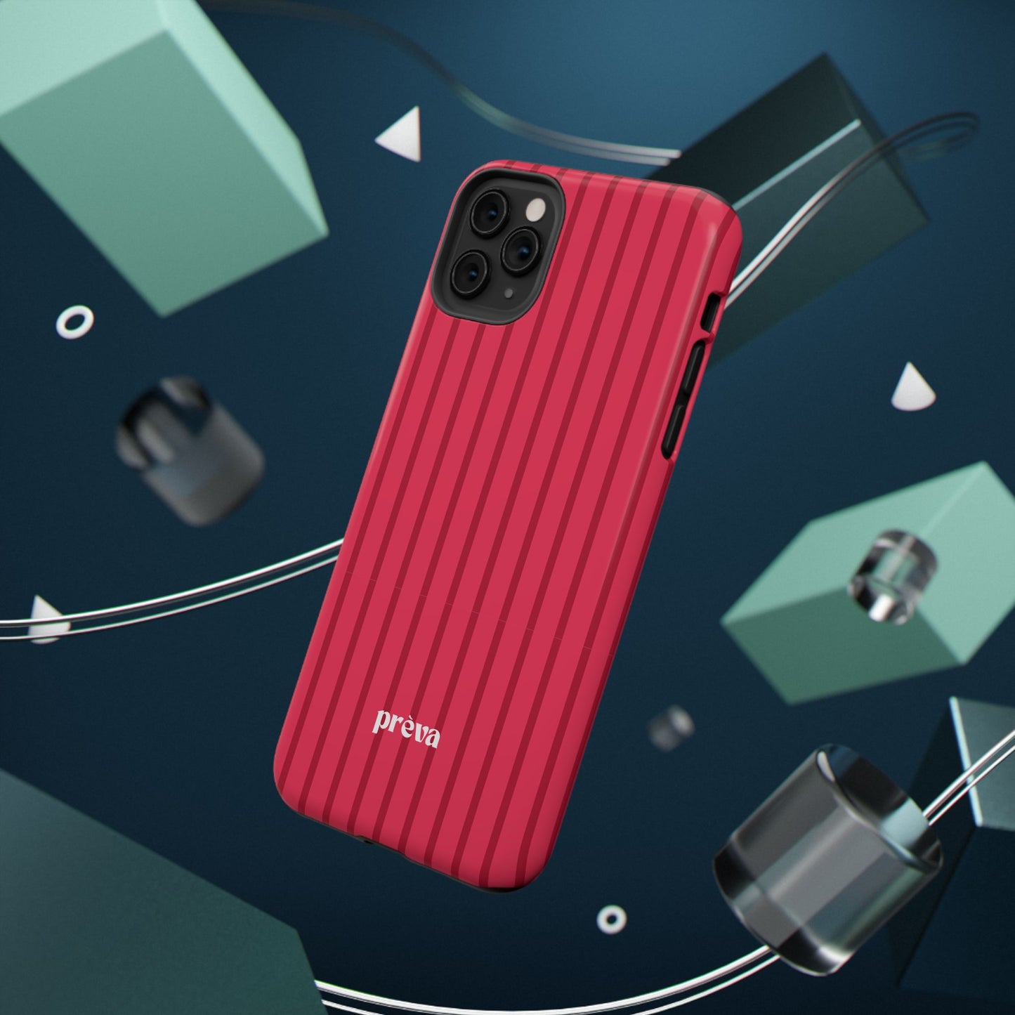 Pinky Red Stripes Phone Case