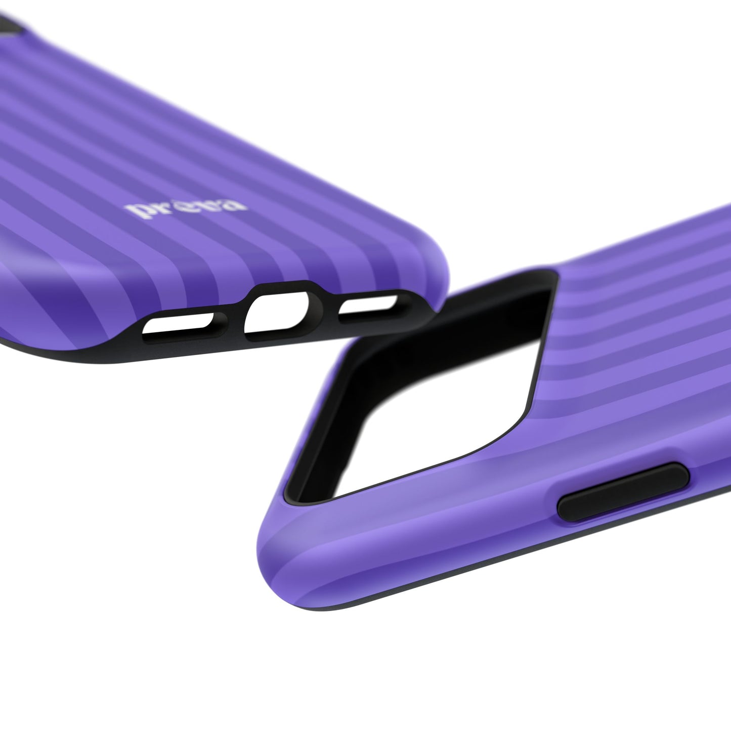 Dark Purple Stripes Phone Case