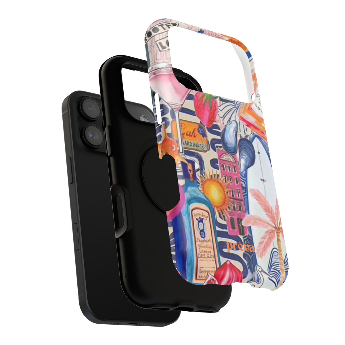Tropical Beach Collage Phone Case