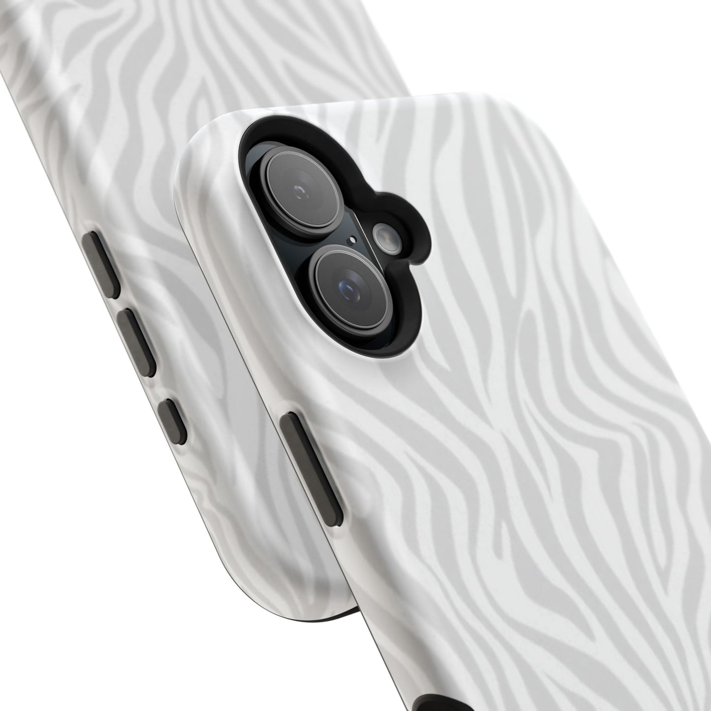 Zebra White Wave Phone Case