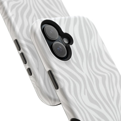 Zebra White Wave Phone Case