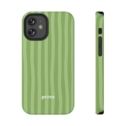 Light Green Stripes Phone Case