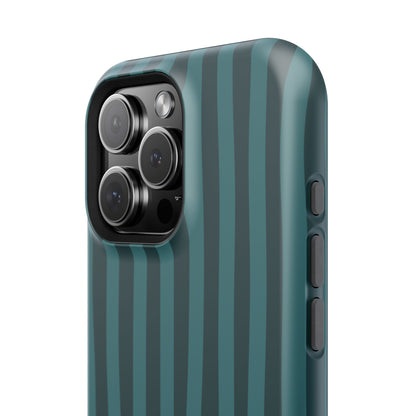 Dark Stripes Turquoise Phone Case
