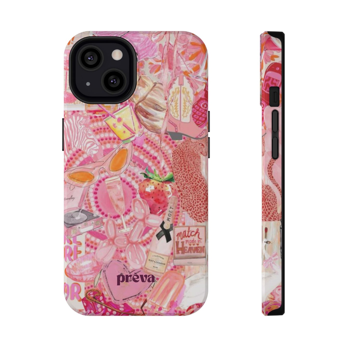 Pink Collage Phone Case