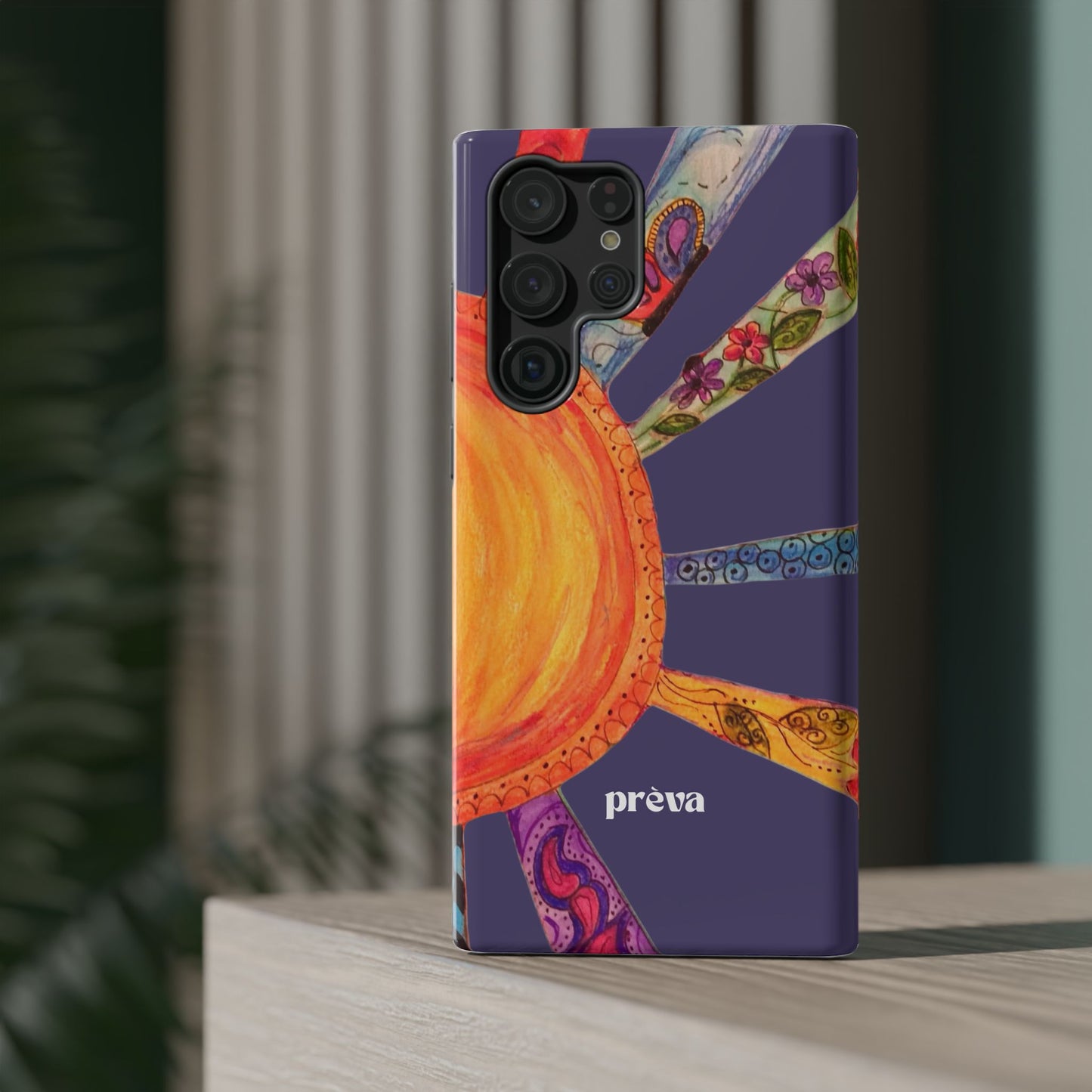 Purple Cancun Sun Phone Case