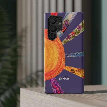 Purple Cancun Sun Phone Case