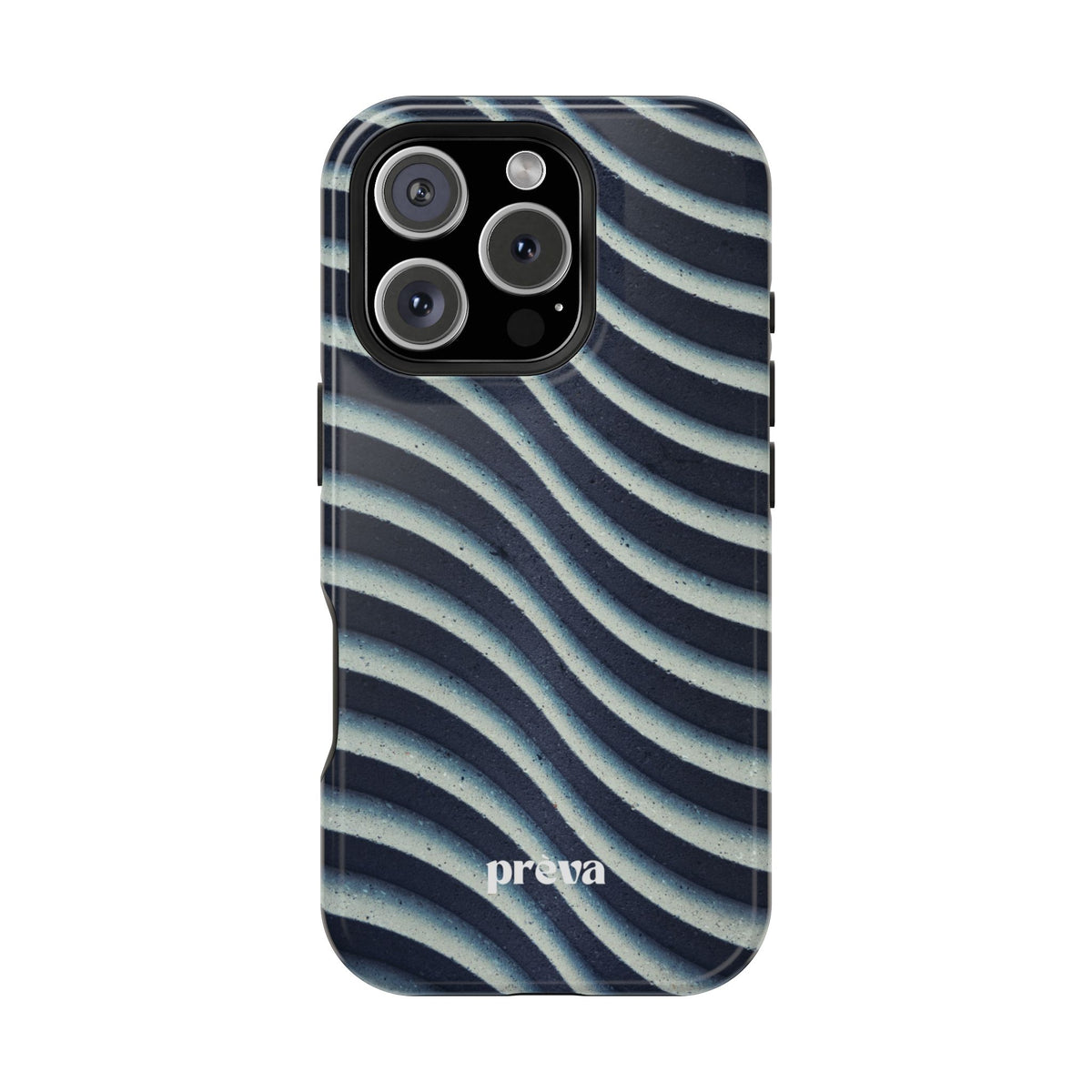 Navy Waves Phone Case