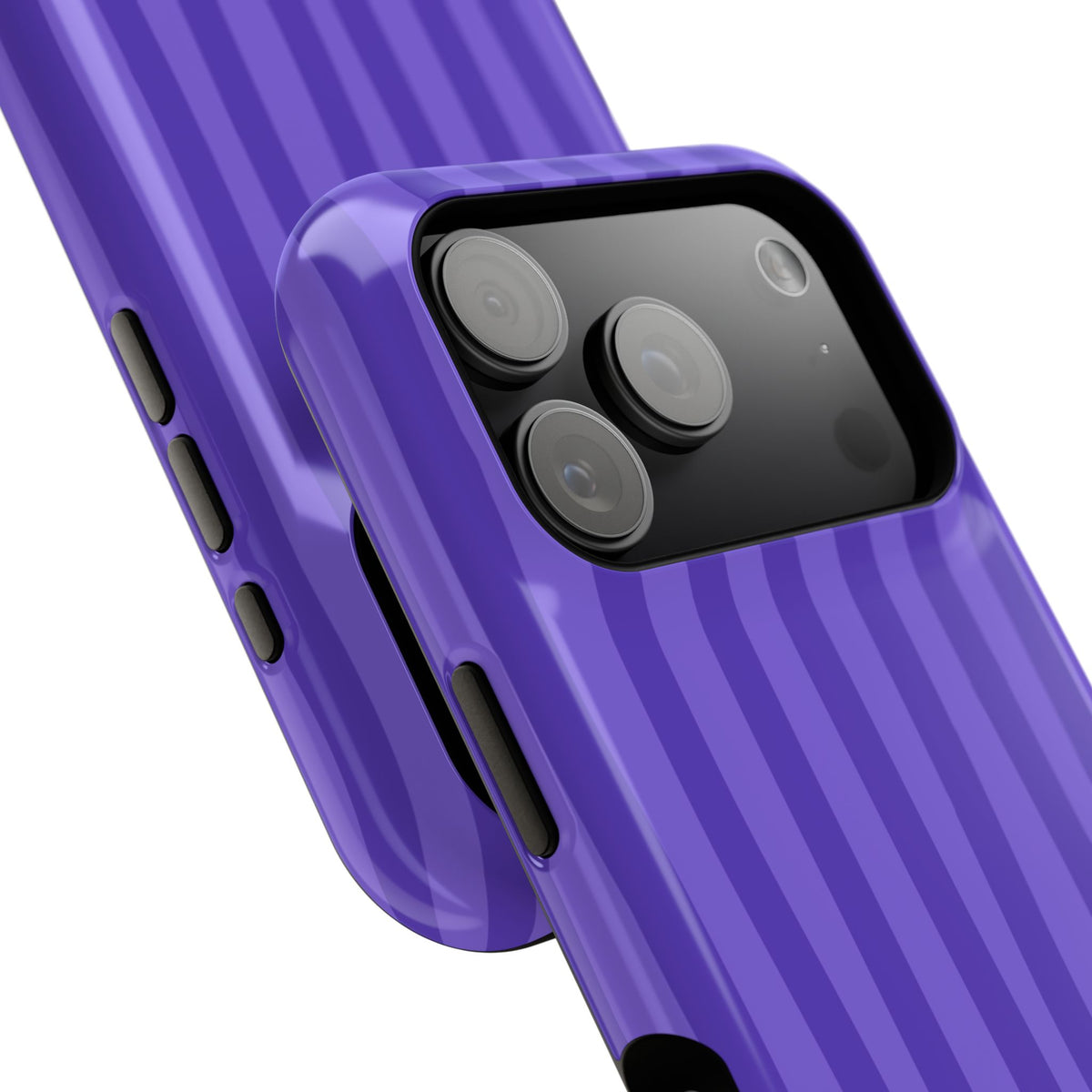 Dark Purple Stripes Phone Case