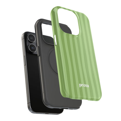 Light Green Stripes Phone Case