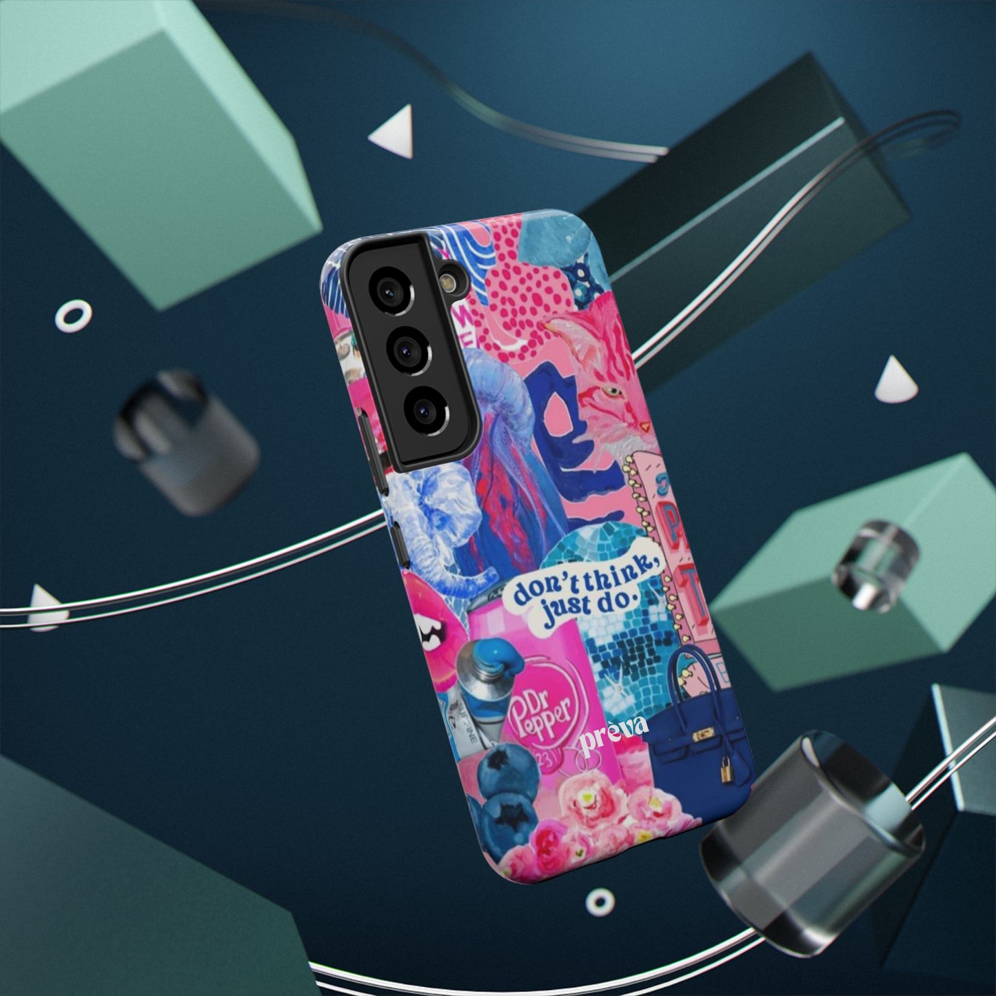 Vibrant Galaxy Collage Phone Case