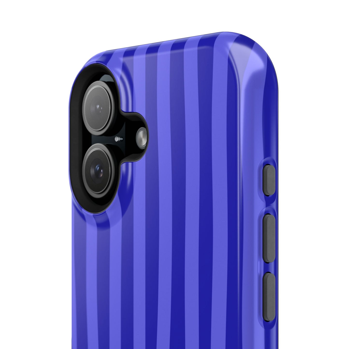Neon Blue Stripes Phone Case