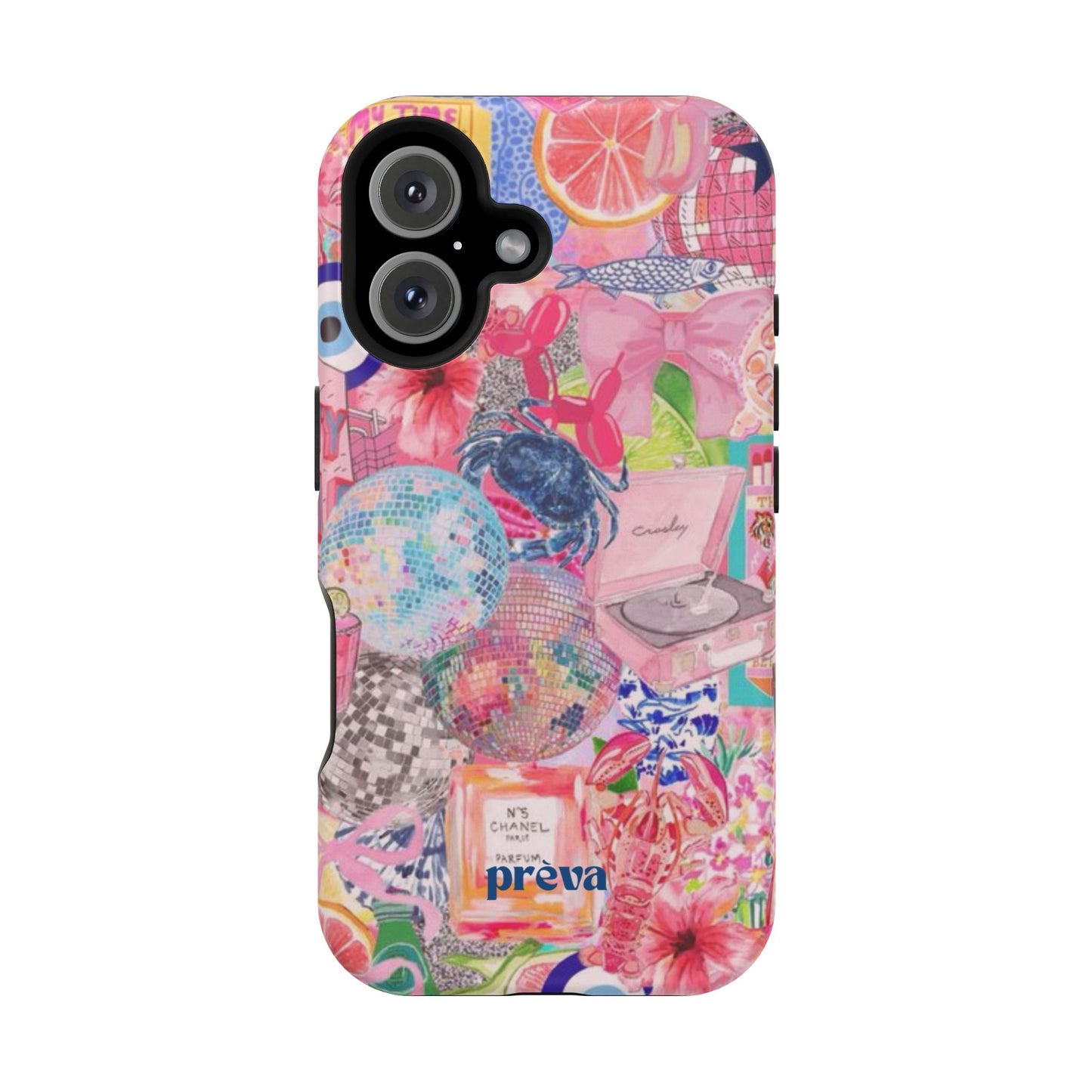 Floral & Pink Collage Phone Case