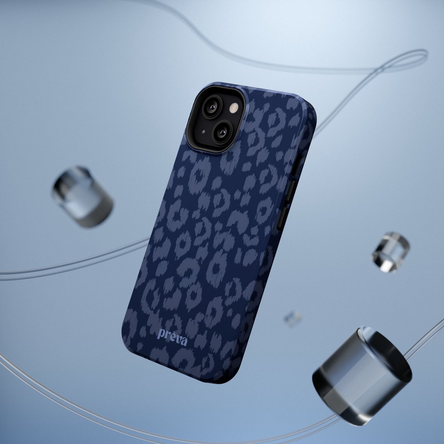 Navy Leopard  Phone Case