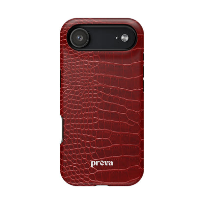 Red Croc Phone Case