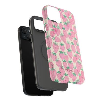 Pink Strawberry Phone Case