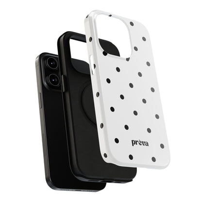 B&W polka dots Phone Case