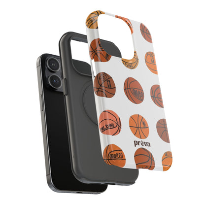 White Basketball Phone Case