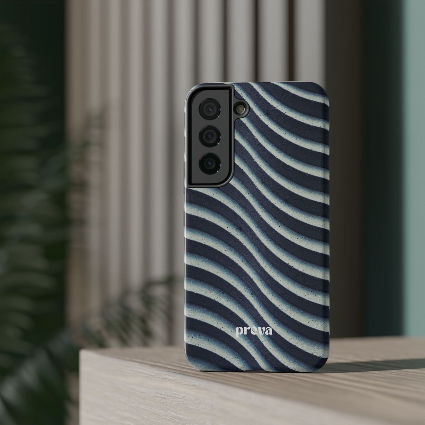 Navy Waves Phone Case