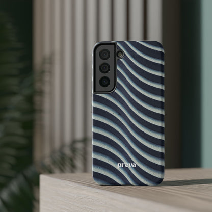 Navy Waves Phone Case