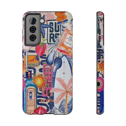 Tropical Beach Collage Phone Case