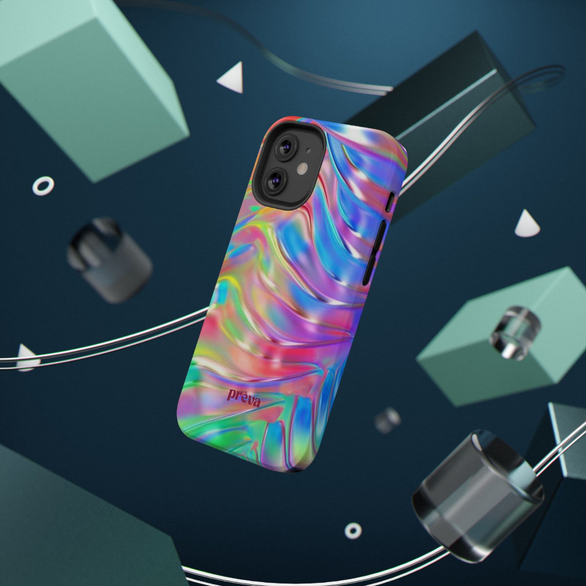 Iridescent Swirl Phone Case
