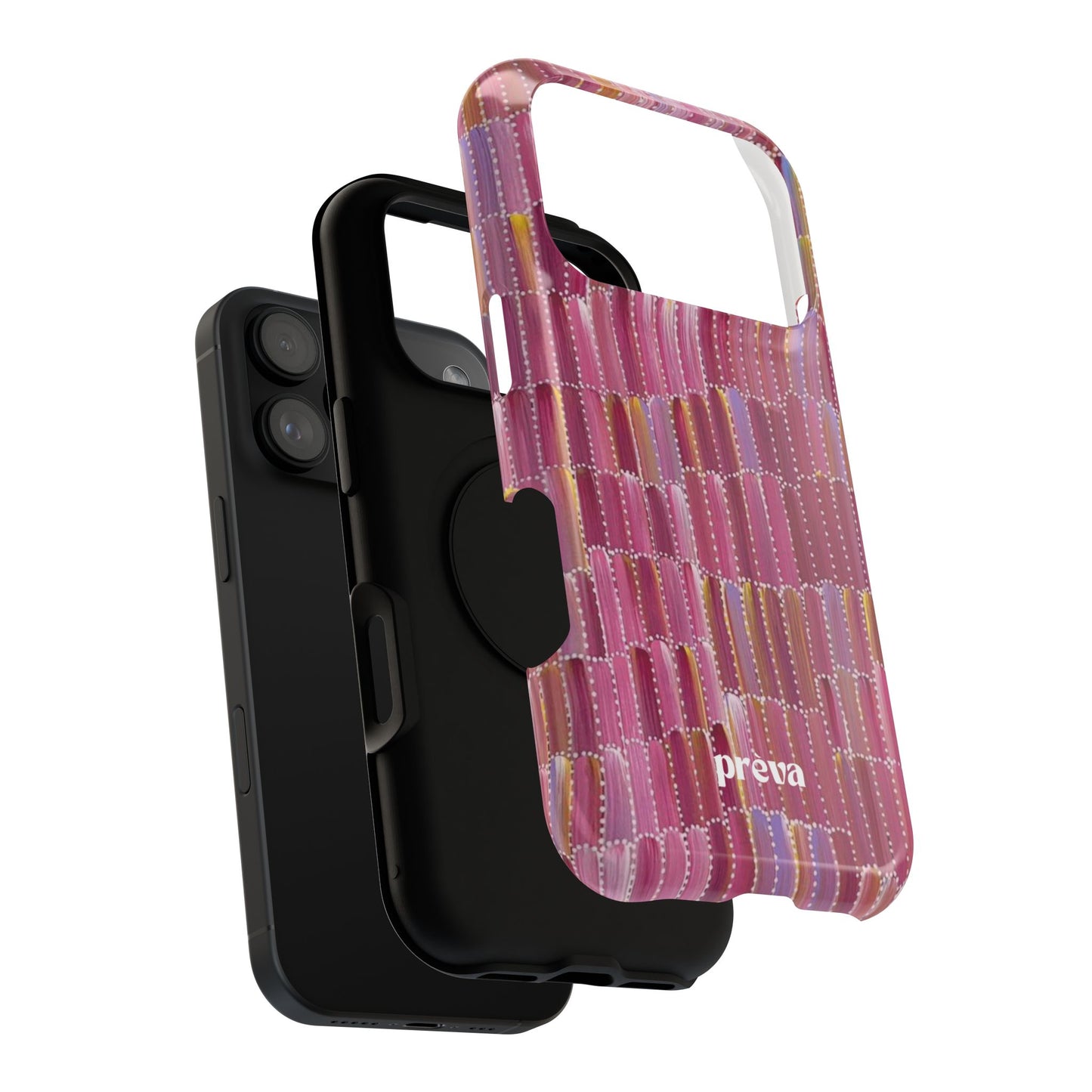 Pink Brushstroke Phone Case