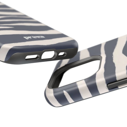 Navy & Cream Zebra Phone Case