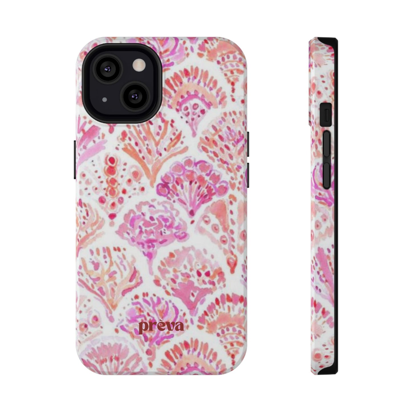 Pink Shell Watercolor Phone Case