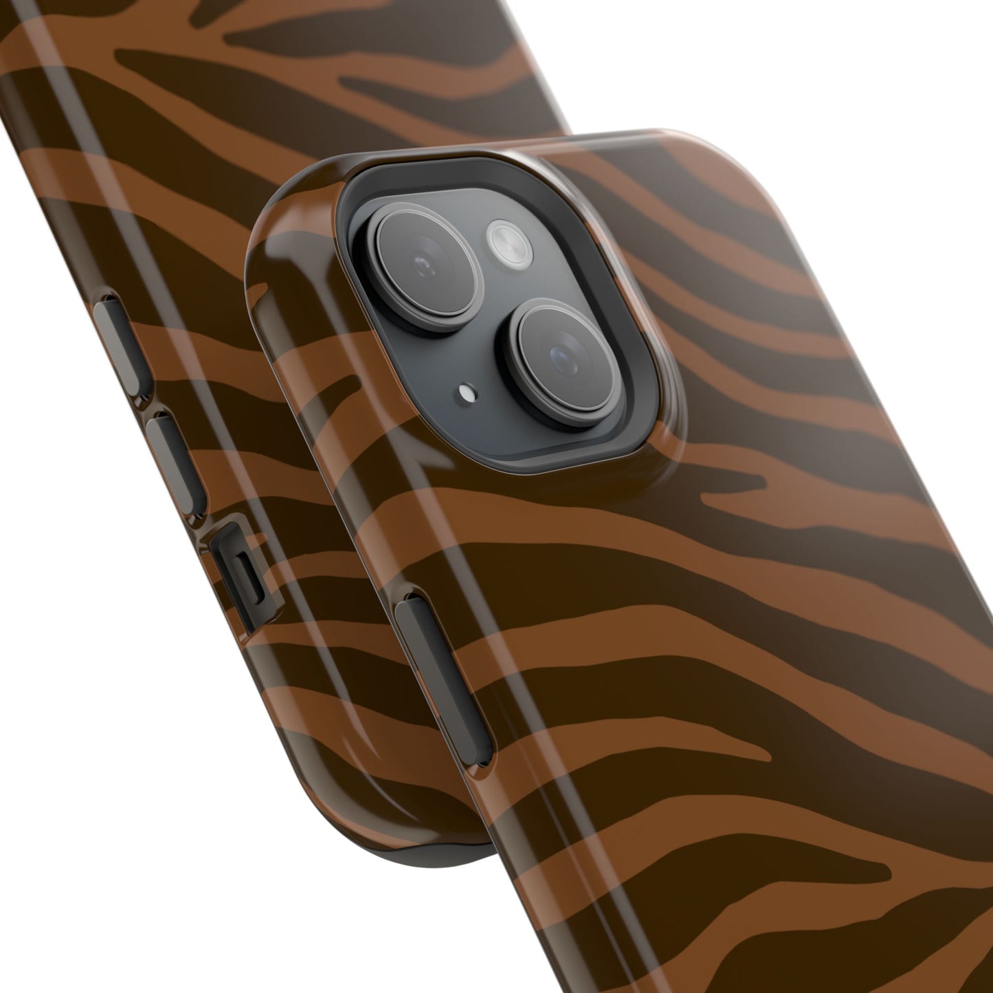 Brown Tiger Stripe Phone Case