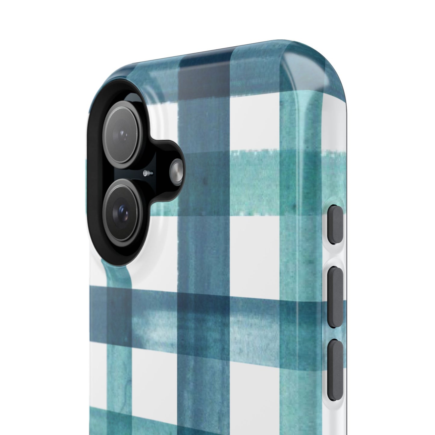 Teal Plaid Phone Case