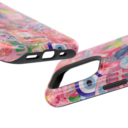 Floral & Pink Collage Phone Case